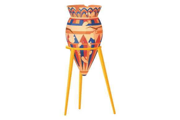 Bringing History to Life with a Decorative Egyptian Vase and Clay Pottery M Icon