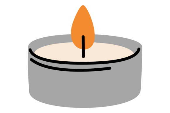Burning Candle Decorative Scented Flami Guide