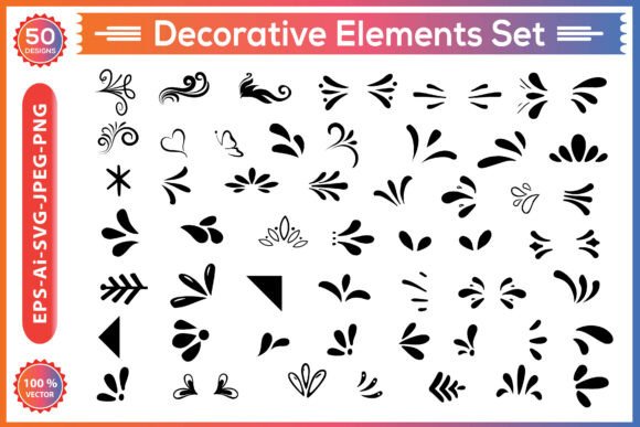 Decorative Elements Set: Creative Design Assets