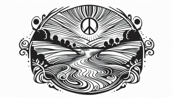 Decorative Lines Riverside Peace: A Designer's Toolkit