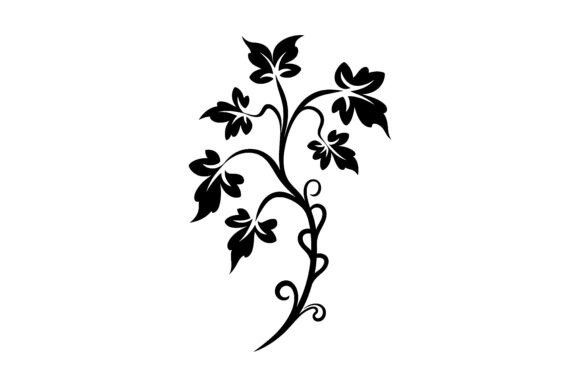 Decorative Vine Silhouette: Elevate Your Designs