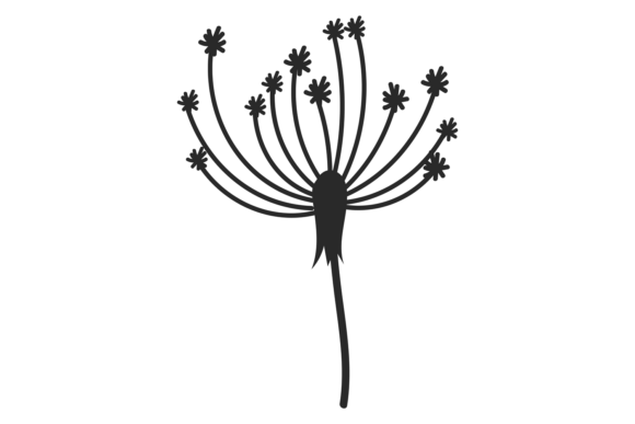 Elevate Designs with Dandelion Silhouettes