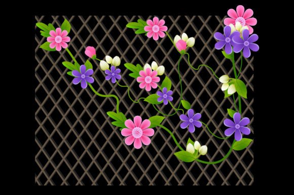 Elevate Your Designs with a Botanical Lattice Masterpiece