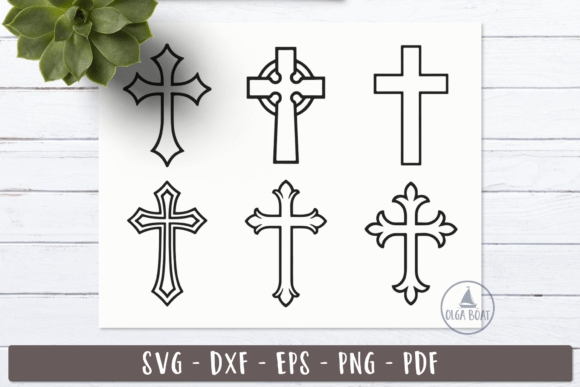 Elevate Your Faith Projects with Christian Decorative Cross SVG