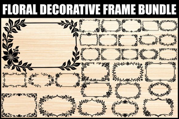 Elevating Brand Aesthetics: The Strategic Value of the Floral Decorative Frame SVG Bundle