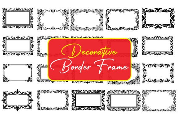 Elevating Design Projects with an Elegant Decorative Border Frame Collection