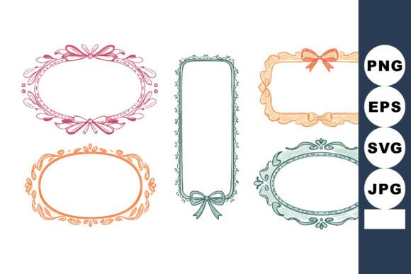 Elevating Design with the Decorative Vintage Frames Vector Set Wit