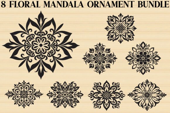 Elevating Modern Design Workflows with the Decorative Floral Ornament Vector