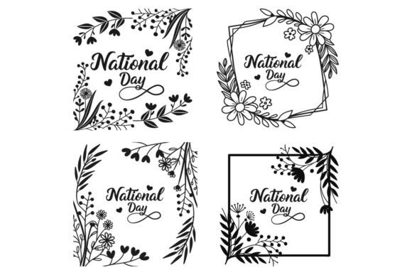 Elevating Patriotism: The Art of Decorative National Day Frames with Florals