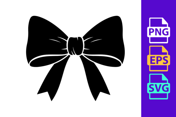 Evaluating the Classic Decorative Black Bow Silhouette for Professional Design Workflows