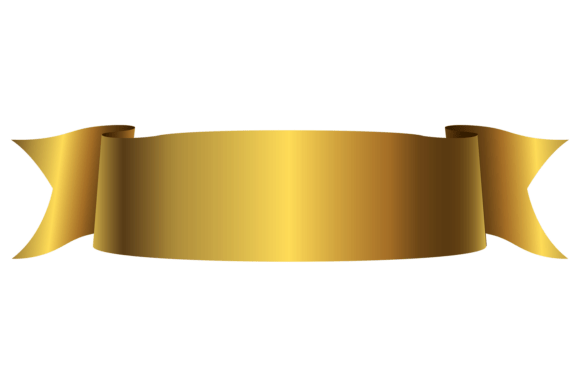 Golden Ribbon Element: Empty Decorative Guide
