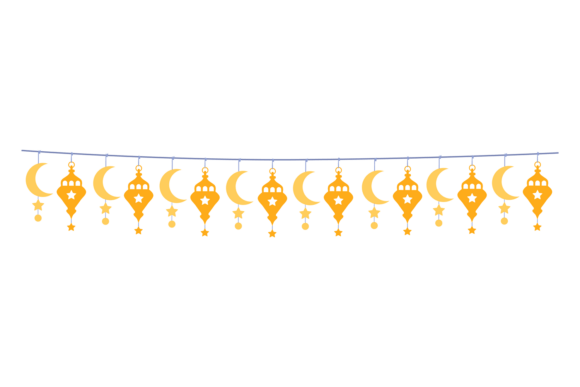 Strategic Deployment of Ramadan Bunting and Golden Decorative Garlands for Brand Impact