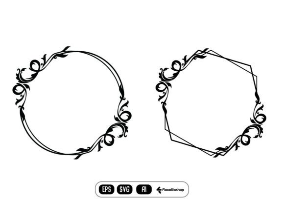 Strategic Design with Victorian Frame and Decorative Flourish Elements
